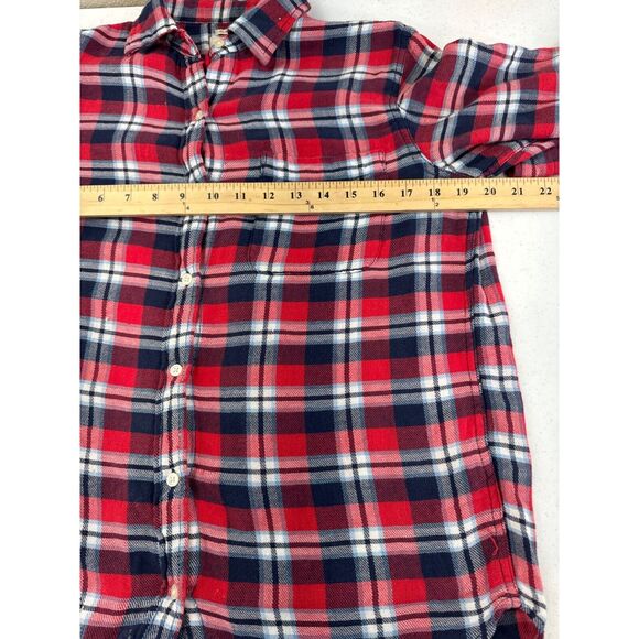 Denim and Supply Women Thin Flannel Boyfriend Button Down Plaid Fall Small - Picture 11 of 14